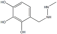 1-(2,3,4-TRIHYDROXYBENZYL)-2-METHYLHYDRAZINE Struktur