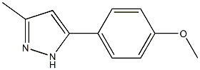 5-(4-METHOXYPHENYL)-3-METHYL-1H-PYRAZOLE Struktur