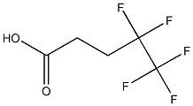 4,4,5,5,5-PENTAFLUOROPENTANOIC ACID Struktur