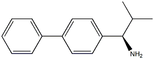 (1R)-2-METHYL-1-(4-PHENYLPHENYL)PROPYLAMINE Struktur