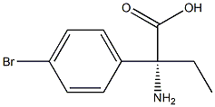 (2R)-2-AMINO-2-(4-BROMOPHENYL)BUTANOIC ACID Struktur