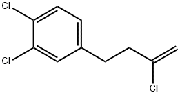 2-CHLORO-4-(3,4-DICHLOROPHENYL)-1-BUTENE Struktur