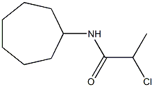 2-CHLORO-N-CYCLOHEPTYLPROPANAMIDE Struktur