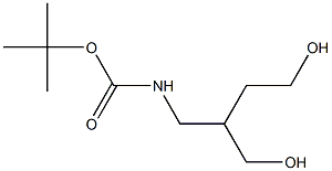 (4-HYDROXY-2-HYDROXYMETHYL-BUTYL)-CARBAMIC ACID TERT-BUTYL ESTER Struktur