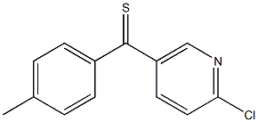 2-CHLORO-5-(4-METHYLTHIOBENZOYL)PYRIDINE Struktur