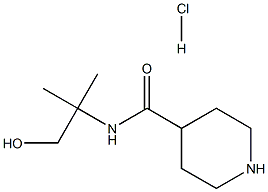 PIPERIDINE-4-CARBOXYLIC ACID (2-HYDROXY-1,1-DIMETHYL-ETHYL)-AMIDE, HYDROCHLORIDE Struktur