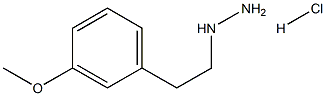 [2-(3-METHOXY-PHENYL)-ETHYL]-HYDRAZINE HYDROCHLORIDE Struktur