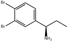 (1R)-1-(3,4-DIBROMOPHENYL)PROPYLAMINE Struktur