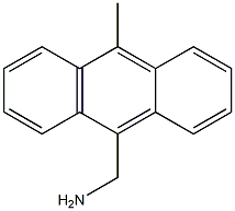 C-(10-METHYL-ANTHRACEN-9-YL)-METHYLAMINE Struktur