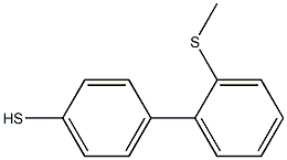 4-(2-METHYLTHIOPHENYL)THIOPHENOL Struktur