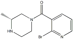 (R)-2-METHYL-4-(2'-BROMOPYRIDINYL) CARBONYL PIPERAZINE Struktur