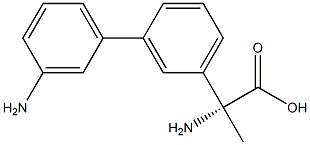 (2R)-2-AMINO-2-[3-(3-AMINOPHENYL)PHENYL]PROPANOIC ACID Struktur