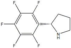 (2S)-2-(2,3,4,5,6-PENTAFLUOROPHENYL)PYRROLIDINE Struktur