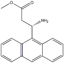 METHYL (3S)-3-AMINO-3-(9-ANTHRYL)PROPANOATE Struktur