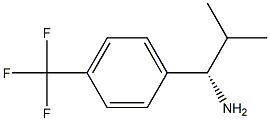 (1S)-2-METHYL-1-[4-(TRIFLUOROMETHYL)PHENYL]PROPYLAMINE Struktur