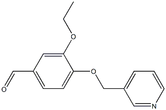 3-ETHOXY-4-(PYRIDIN-3-YLMETHOXY)BENZALDEHYDE Struktur