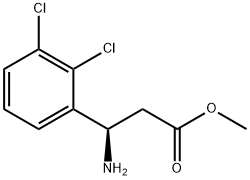 METHYL (3R)-3-AMINO-3-(2,3-DICHLOROPHENYL)PROPANOATE Struktur