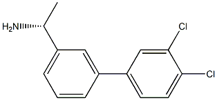 (1R)-1-[3-(3,4-DICHLOROPHENYL)PHENYL]ETHYLAMINE Struktur