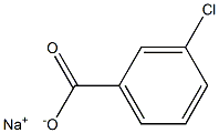 SODIUM 3-CHLOROBENZOATE Struktur