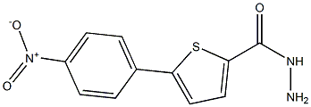 5-(4-NITROPHENYL)THIOPHENE-2-CARBOHYDRAZIDE Struktur