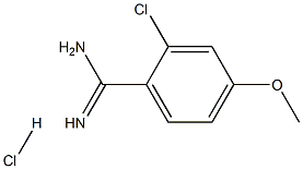 2-CHLORO-4-METHOXYBENZIMIDAMIDE HYDROCHLORIDE Struktur