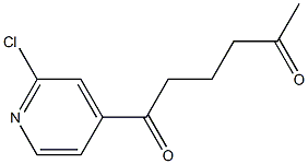 1-(2-CHLORO-4-PYRIDYL)-1,5-HEXANEDIONE Struktur