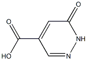 6-OXO-1,6-DIHYDROPYRIDAZINE-4-CARBOXYLIC ACID Struktur