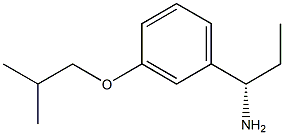 (1S)-1-[3-(2-METHYLPROPOXY)PHENYL]PROPYLAMINE Struktur