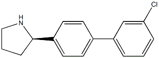 (2R)-2-[4-(3-CHLOROPHENYL)PHENYL]PYRROLIDINE Struktur