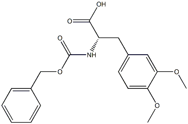 N-ALPHA-CARBOBENZOXY-(3,4-DIMETHOXY)-L-PHENYLALANINE Struktur