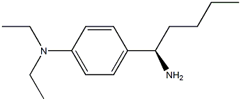 [4-((1R)-1-AMINOPENTYL)PHENYL]DIETHYLAMINE Struktur