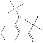 2-TRIFLUOROACETYL-1-(TRIMETHYLSILOXY)CYCLOHEXENE Struktur