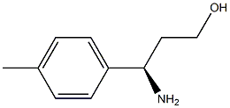 (R)-3-AMINO-3-P-TOLYL-PROPAN-1-OL Struktur