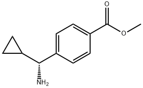 METHYL 4-((1R)AMINOCYCLOPROPYLMETHYL)BENZOATE Struktur