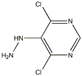 (4,6-DICHLORO-PYRIMIDIN-5-YL)-HYDRAZINE Struktur