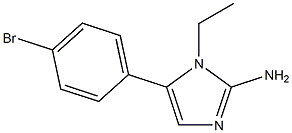 5-(4-Bromophenyl)-1-ethyl-1H-imidazol-2-amine Struktur