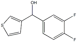 3,4-DIFLUOROPHENYL-(3-THIENYL)METHANOL Struktur