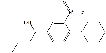 (1S)-1-(3-NITRO-4-PIPERIDYLPHENYL)PENTYLAMINE Struktur