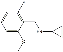 (1S)CYCLOPROPYL(6-FLUORO-2-METHOXYPHENYL)METHYLAMINE Struktur