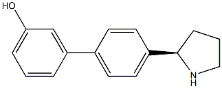 3-[4-((2R)PYRROLIDIN-2-YL)PHENYL]PHENOL Struktur