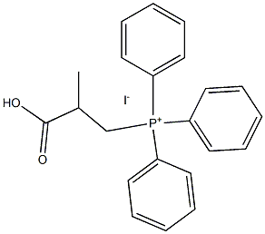 (2-CARBOXY-PROPYL)-TRIPHENYL-PHOSPHONIUM, IODIDE Struktur