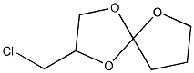 2-CHLOROMETHYL-1,4,6-TRIOXA-SPIRO[4.4]NONANE Struktur