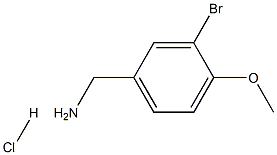 3-BROMO-4-METHOXYBENZYLAMINE HYDROCHLORIDE Struktur