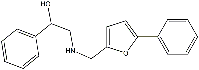 1-PHENYL-2-(((5-PHENYL-2-FURYL)METHYL)AMINO)ETHANOL Struktur