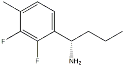 (1S)-1-(2,3-DIFLUORO-4-METHYLPHENYL)BUTYLAMINE Struktur