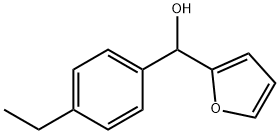 4-ETHYLPHENYL-(2-FURYL)METHANOL Struktur