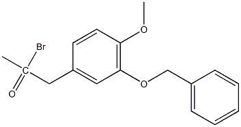 (5-BENZYLOXY-2-BROMO-4-METHOXY)PHENYLACETONE Structure