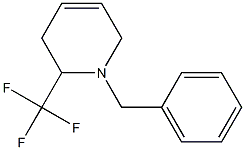 1-BENZYL-1,2,3,6-TETRAHYDRO-2-(TRIFLUOROMETHYL)PYRIDINE Struktur