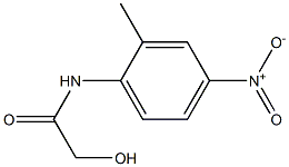 2-HYDROXY-N-(2-METHYL-4-NITROPHENYL)ACETAMIDE Struktur