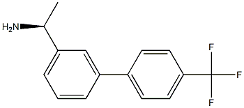 (1S)-1-(3-[4-(TRIFLUOROMETHYL)PHENYL]PHENYL)ETHYLAMINE Struktur